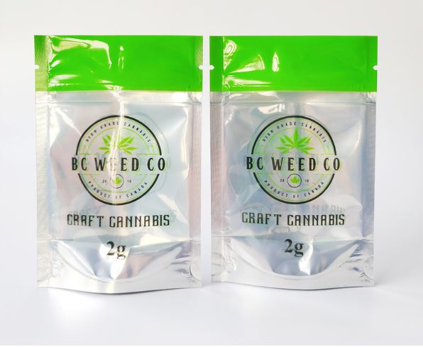 Stand Up Pouch For Cannabis Packaging