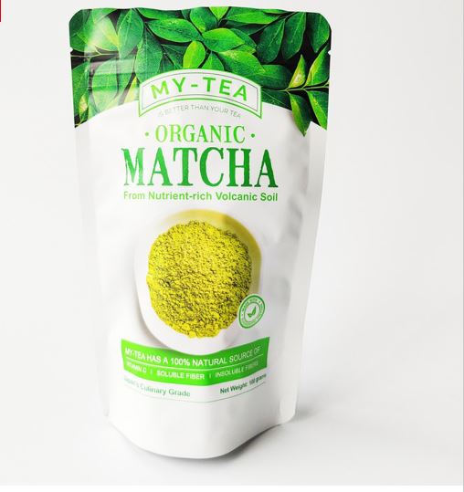 Stand Up Bag For Green Tea Powder Packaging