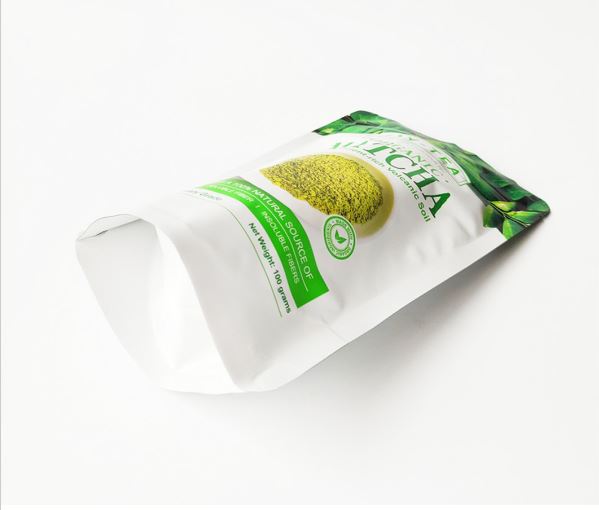 Stand Up Bag For Green Tea Powder Packaging